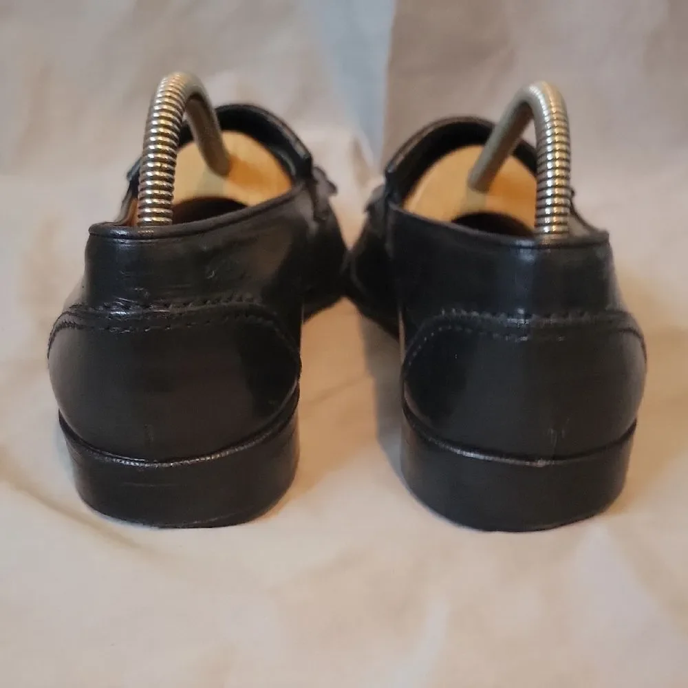 Johnston & Murphy Black Loafers with Tassels